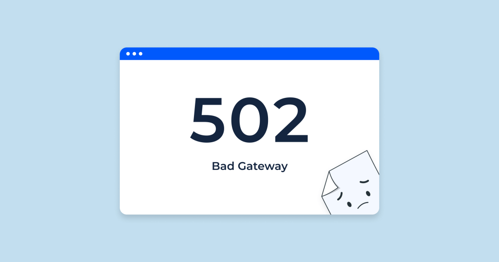 502 bat gateway error
