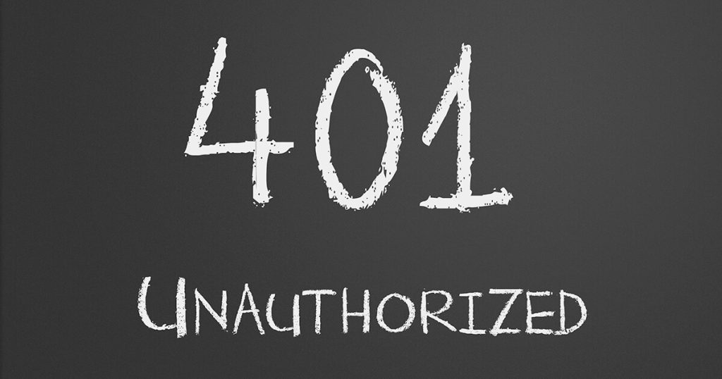 401-Unauthorized
